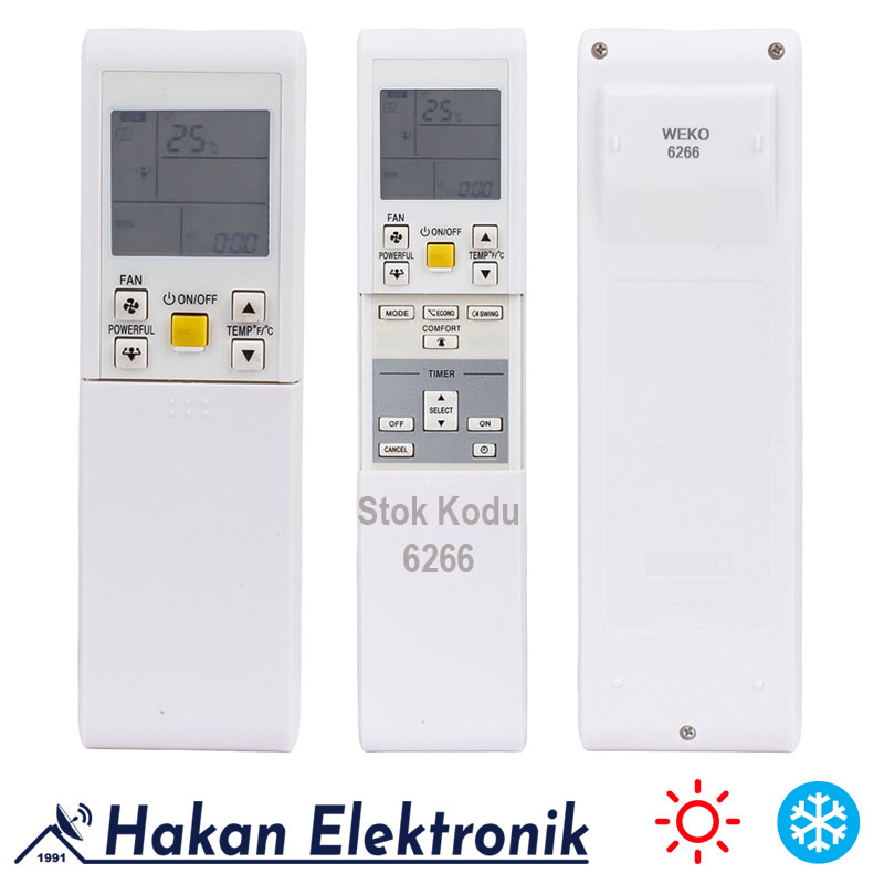 Daikin Klima Kumanda 6266