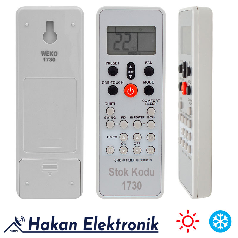 Toshiba Klima Kumandası 1730