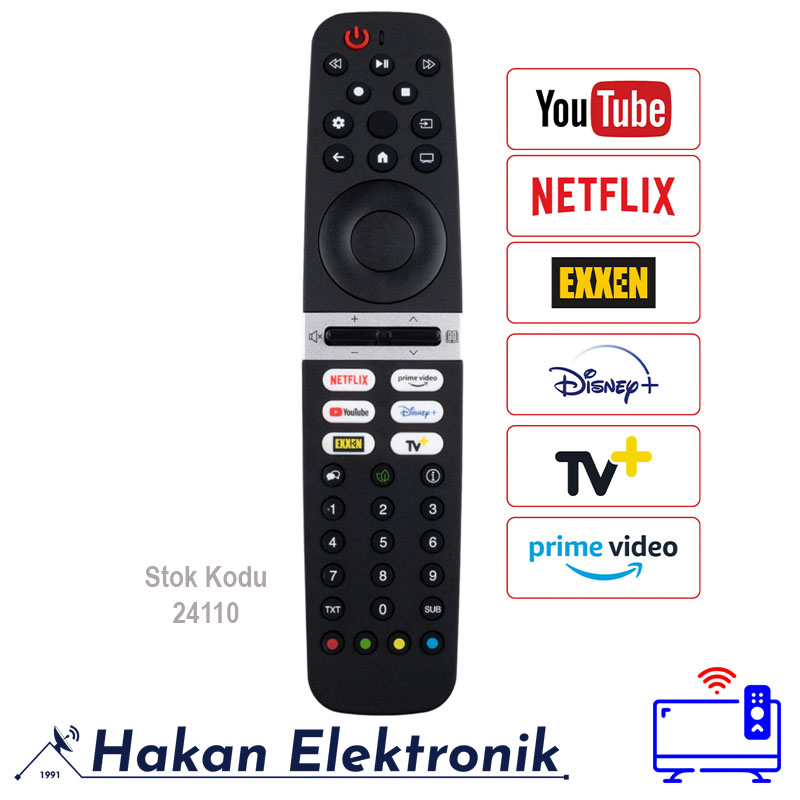 Arçelik Beko Grundig Tv Kumanda 24110