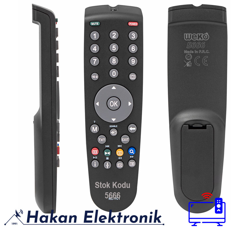 Arçelik Beko Grundig Tv Kumanda 5666