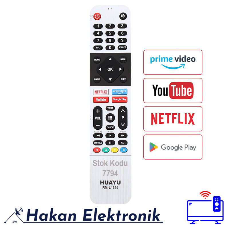 Arçelik Beko Grundig Tv Kumanda 7794